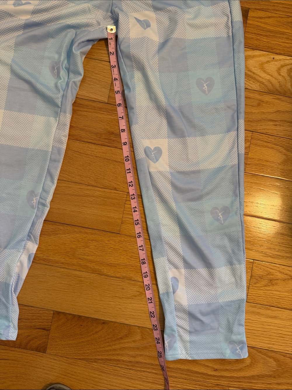 Dave Matthews Band- Women’s Light Blue Plaid Heart Firedancer Pajama Set - Picture 4 of 13